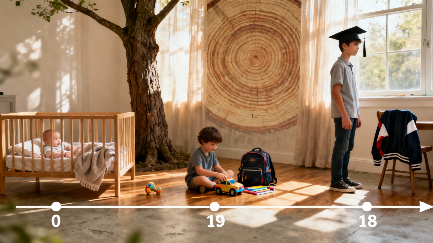 Comprendre la courbe de croissance de 0 à 18 ans