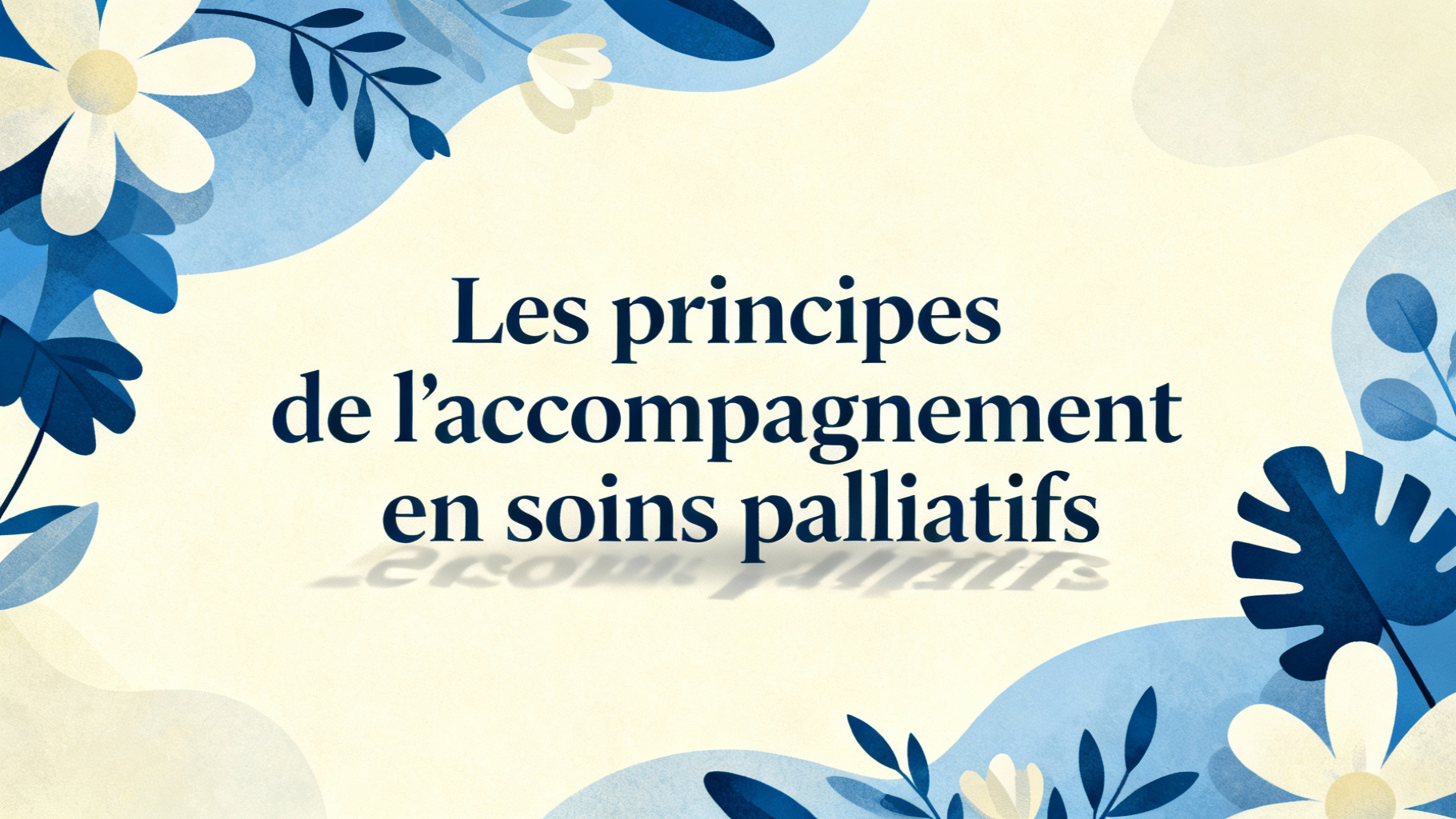 Les principes de l'accompagnement en soins palliatifs