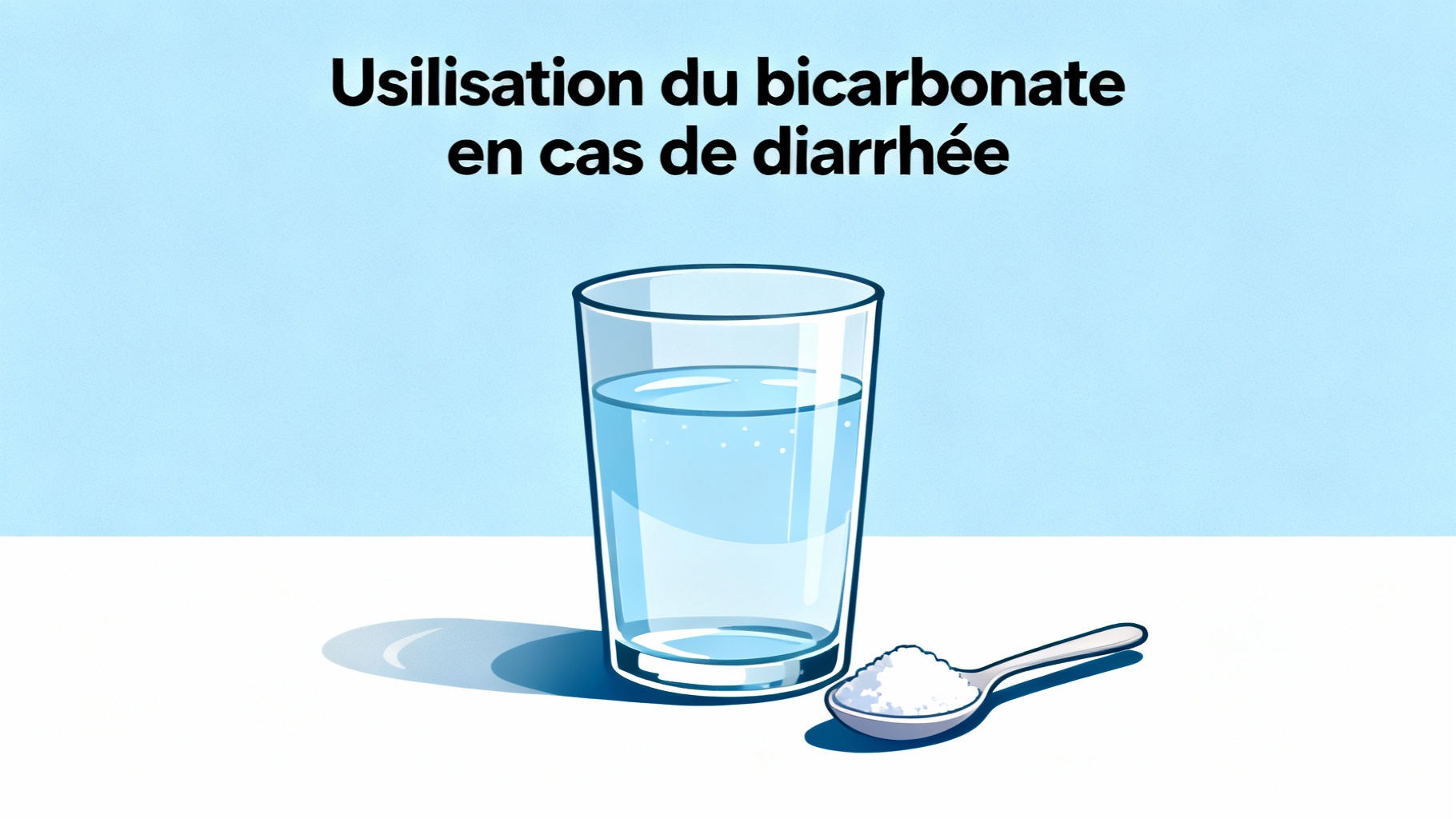 Utilisation du bicarbonate en cas de diarrhée