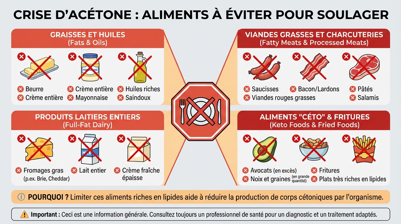 Comment gérer une crise d'acétone