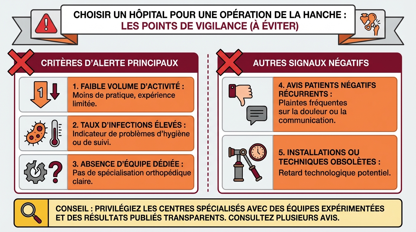 Critères de choix d'un hôpital