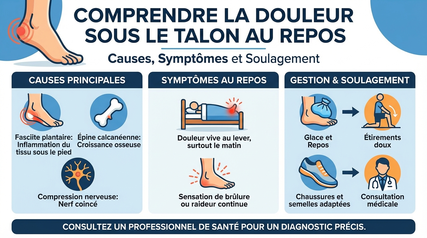 Comment soulager la douleur sous le talon ?
