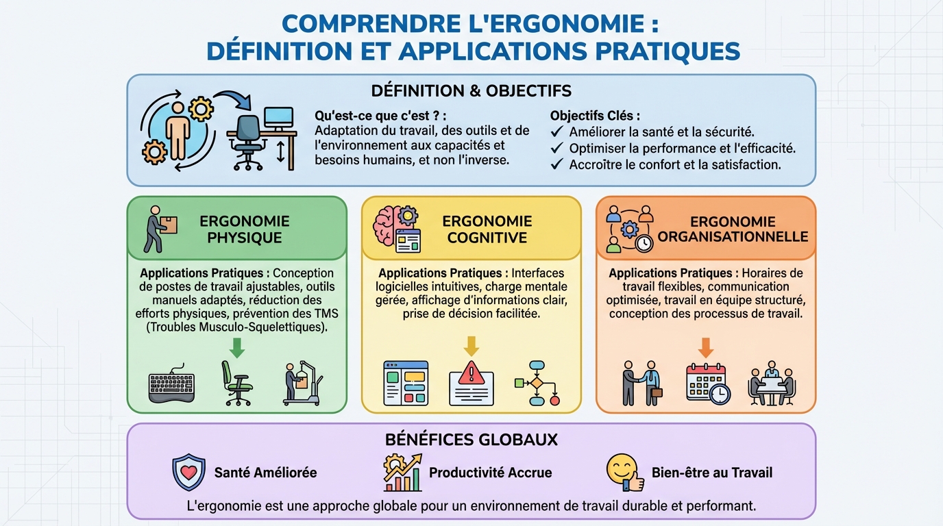 Les applications de l'ergonomie