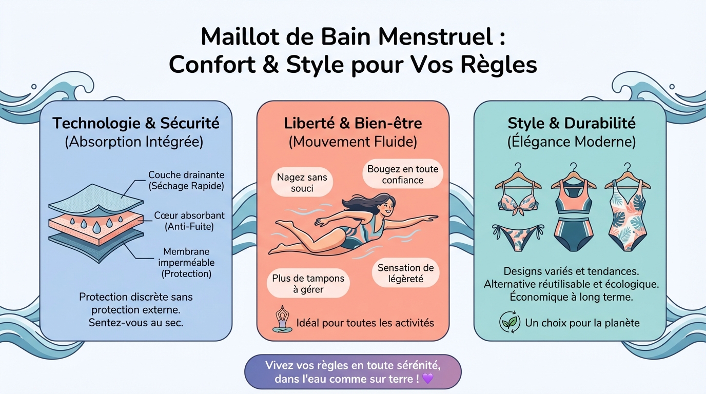 Comment choisir son maillot de bain menstruel ?