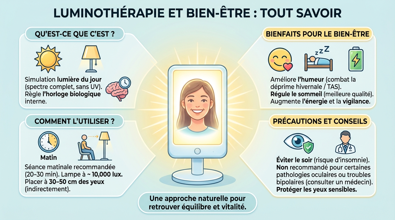 Comment utiliser la luminothérapie ?