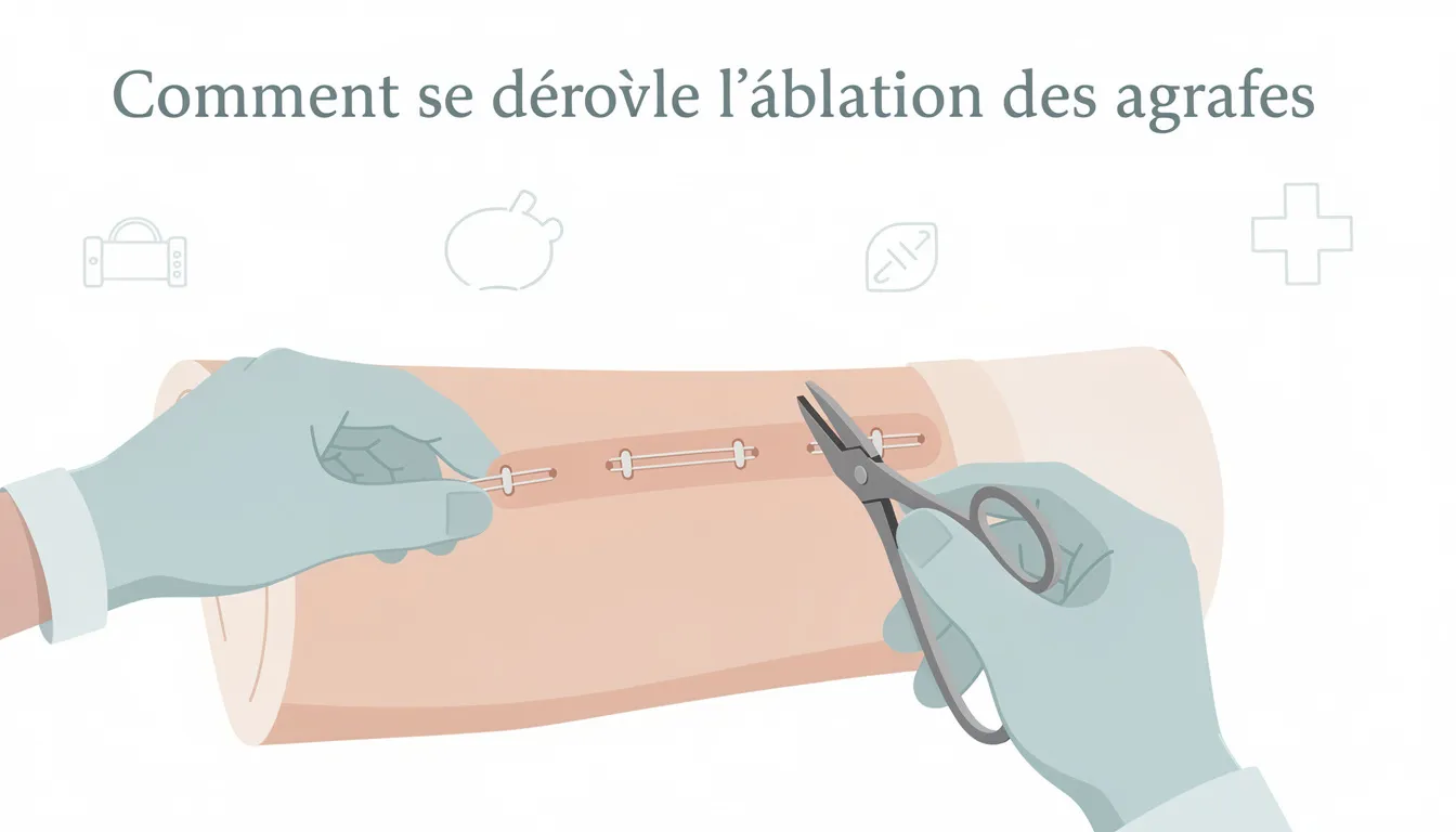Agrafes chirurgicales : comprendre la douleur et les soins 1 Comment se déroule l'ablation des agrafes