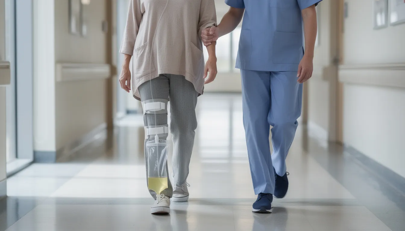 Peut-on marcher avec une sonde urinaire ? réponses et conseils