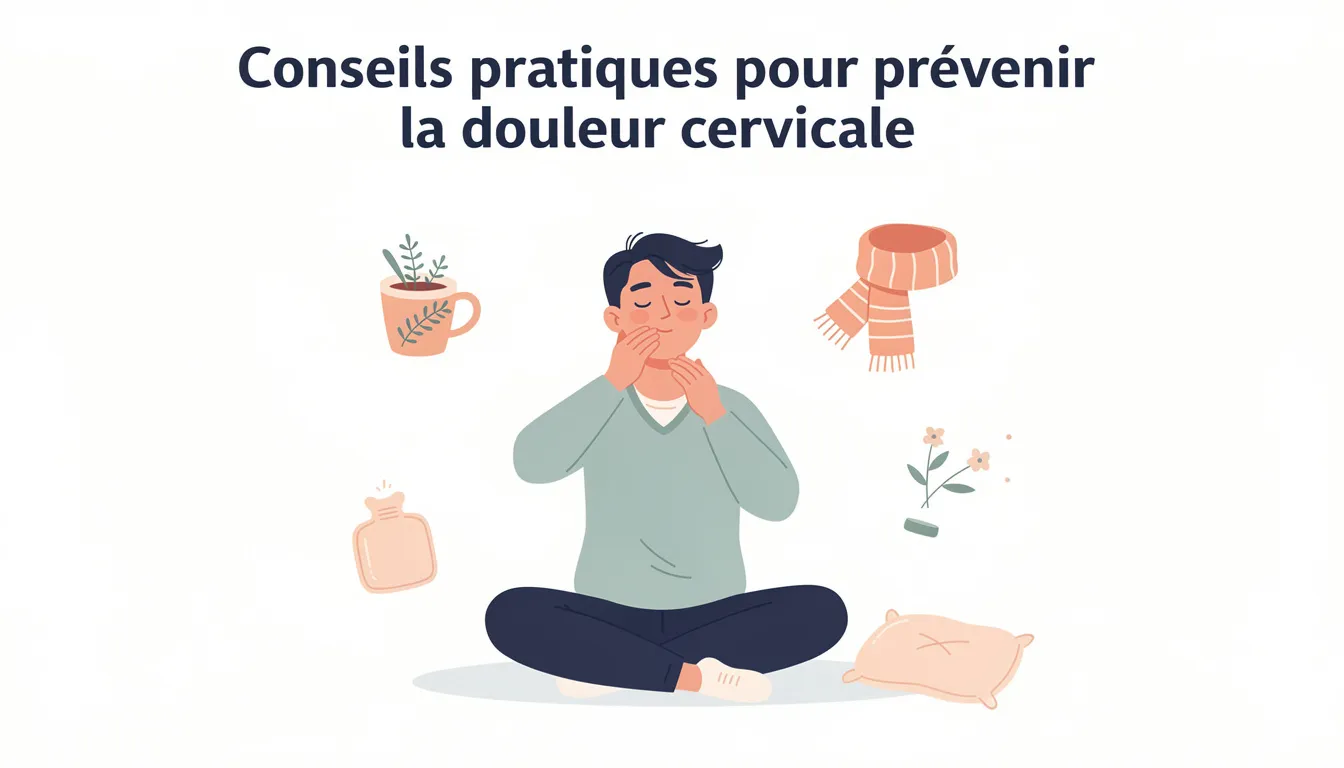 Conseils pratiques pour prévenir la douleur cervicale