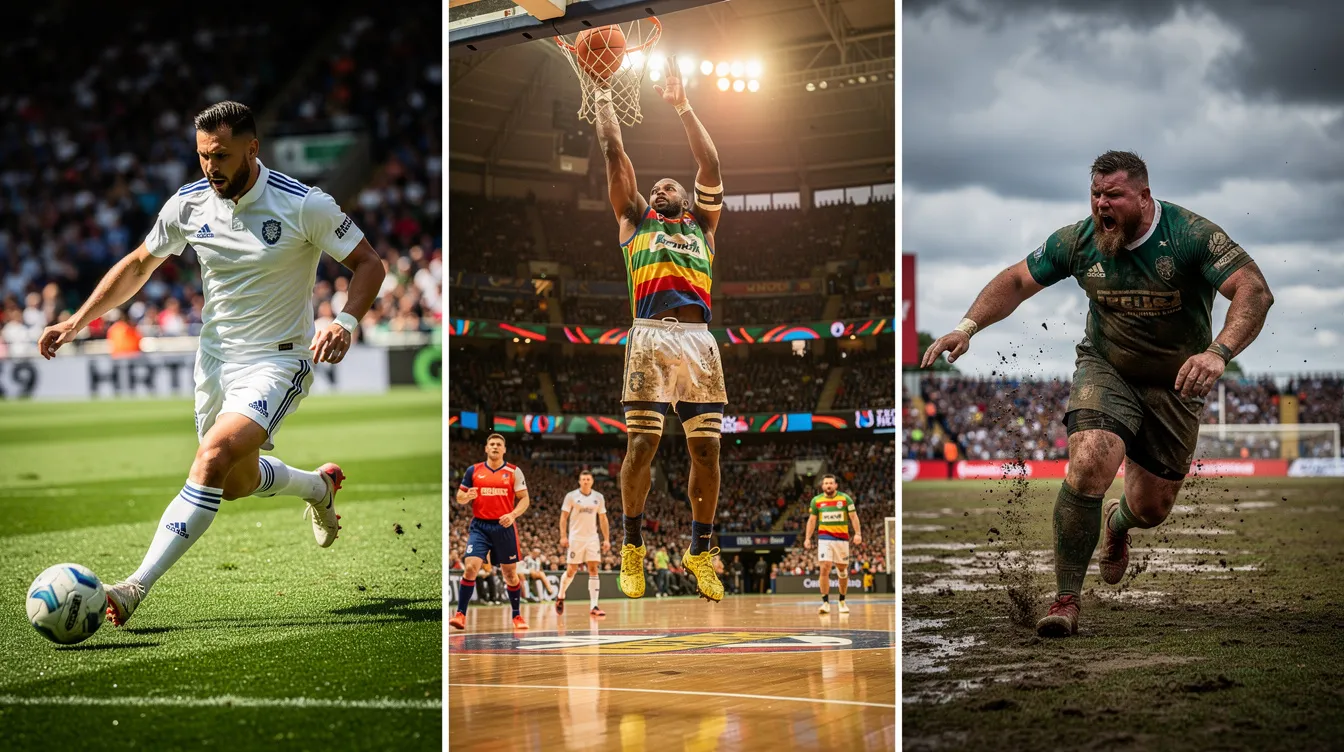 Comparaison des sports en P