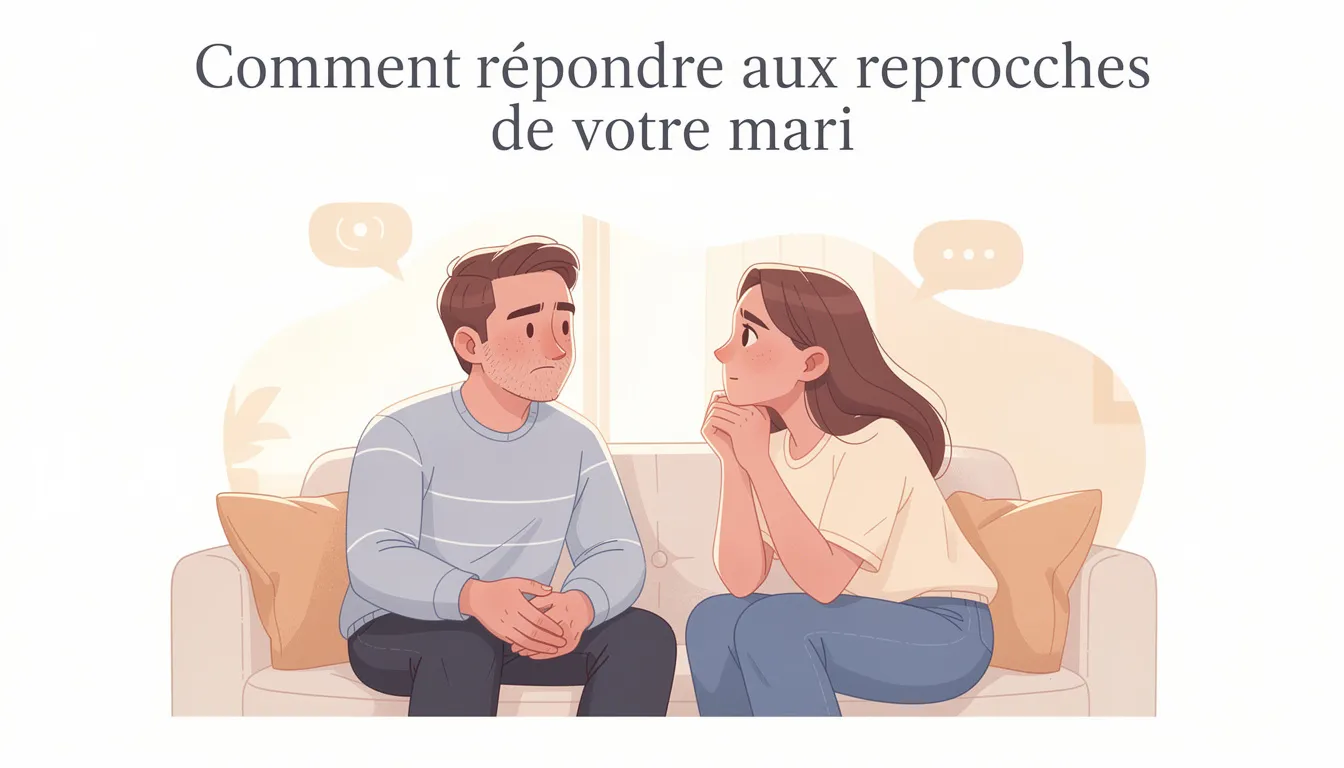 Comment répondre aux reproches de votre mari