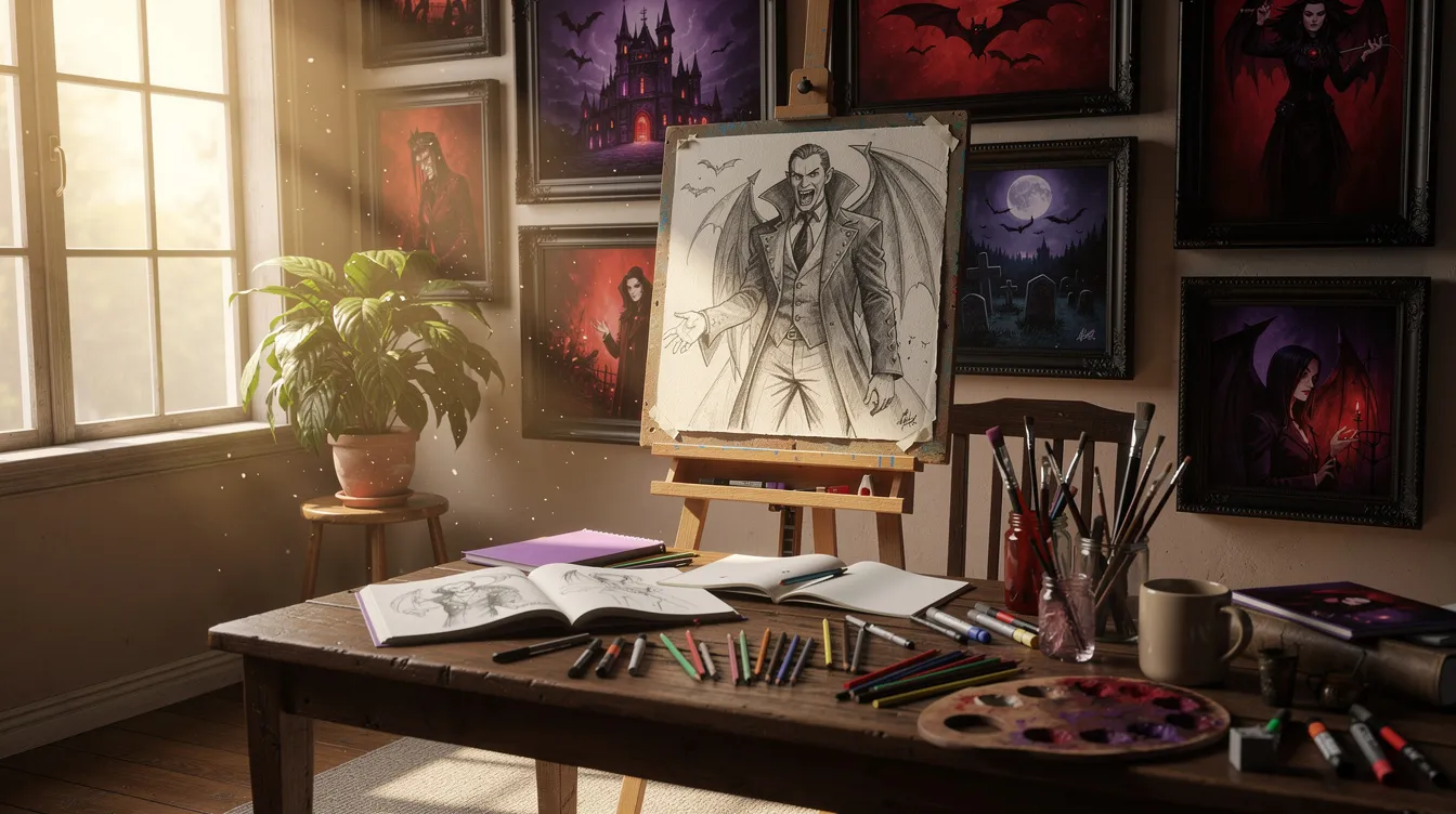 Dessin vampire facile : 5 étapes pour réussir 1 Conseils de dessin